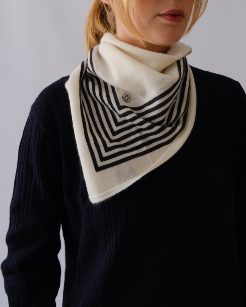 LESCARF Scarf striped cashmere halsdukar & sjalar dam – bild 2