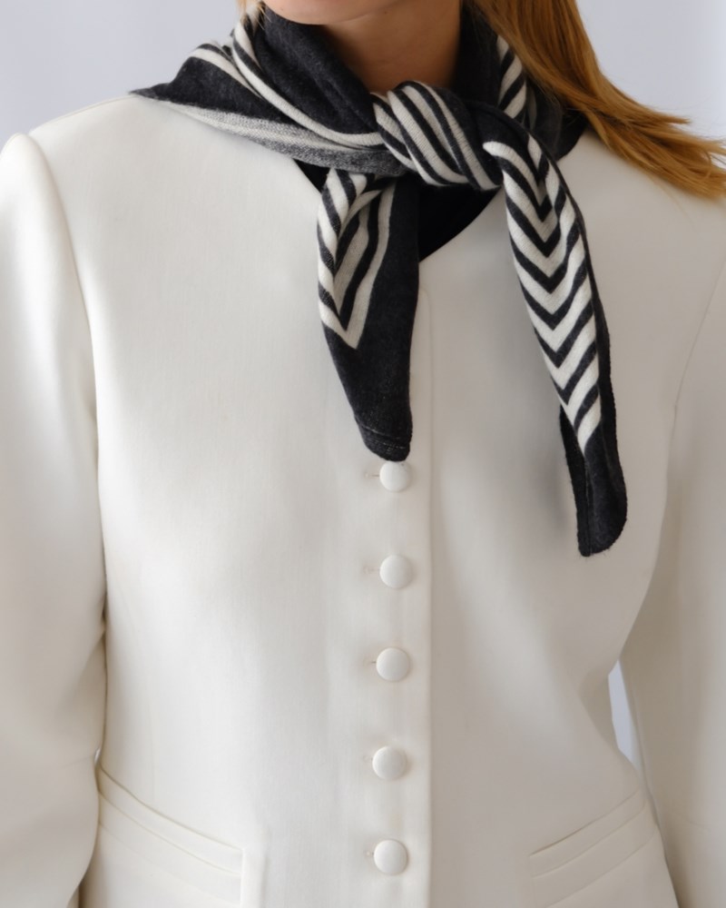 LESCARF Scarf striped cashmere halsdukar & sjalar dam – bild 2