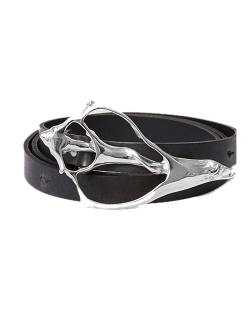 Bälte shell black silver 13