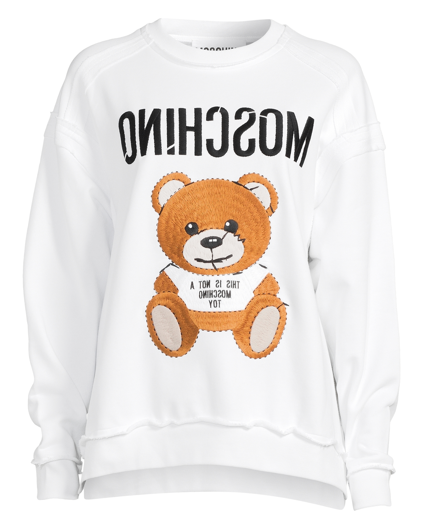 mens moschino teddy bear sweatshirt