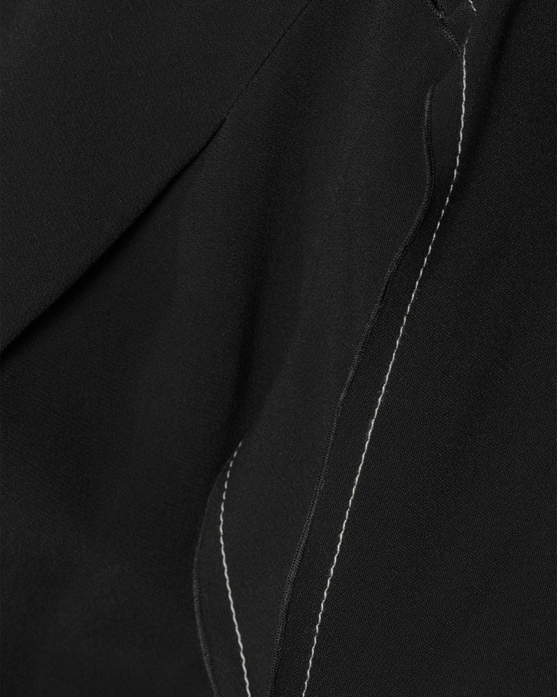 Victoria Beckham Klänning gathered v-neck dam – bild 5