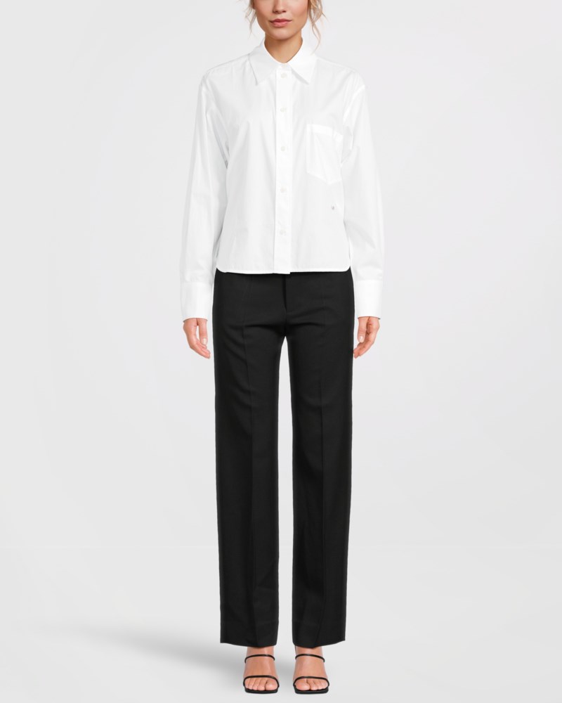 Victoria Beckham Skjorta cropped long sleeve dam – bild 2