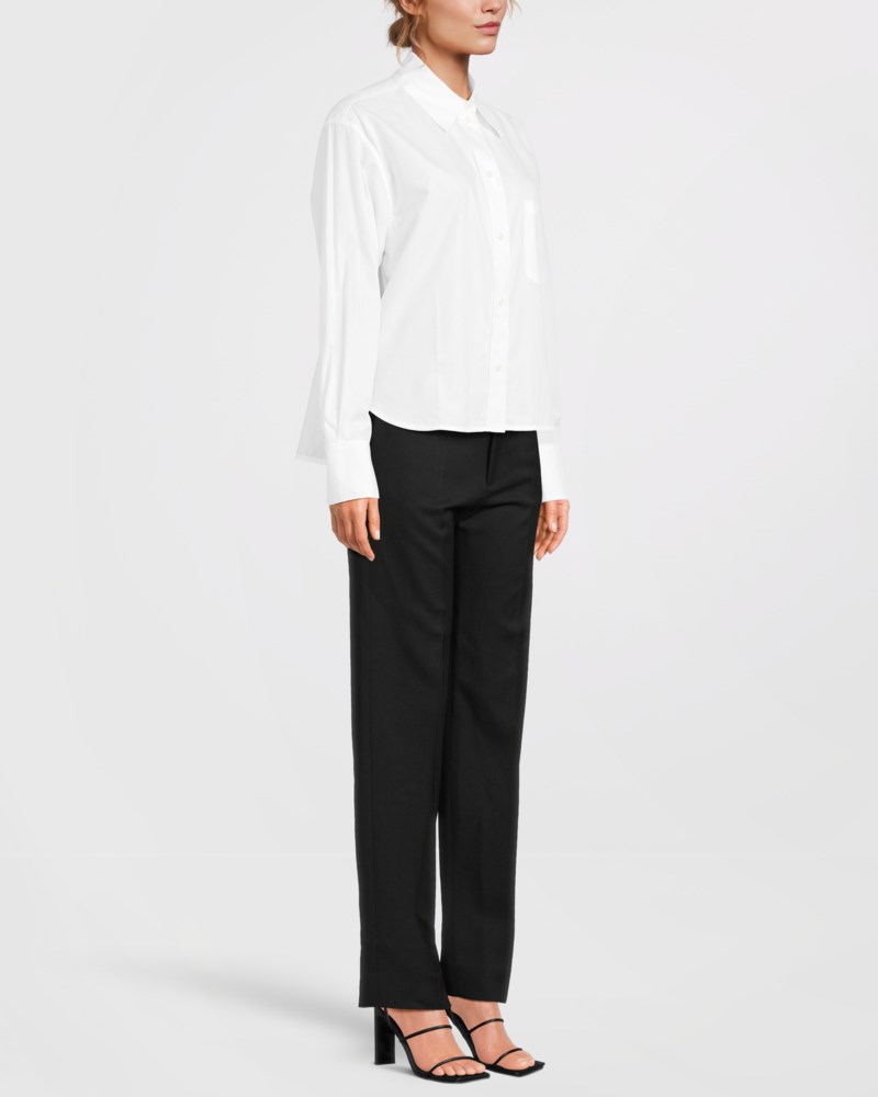 Victoria Beckham Skjorta cropped long sleeve dam – bild 3