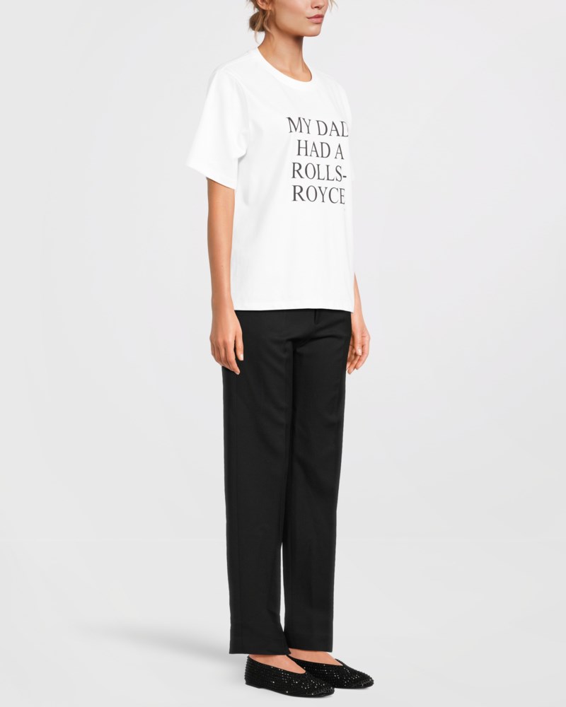 T-shirt slogan vit 3