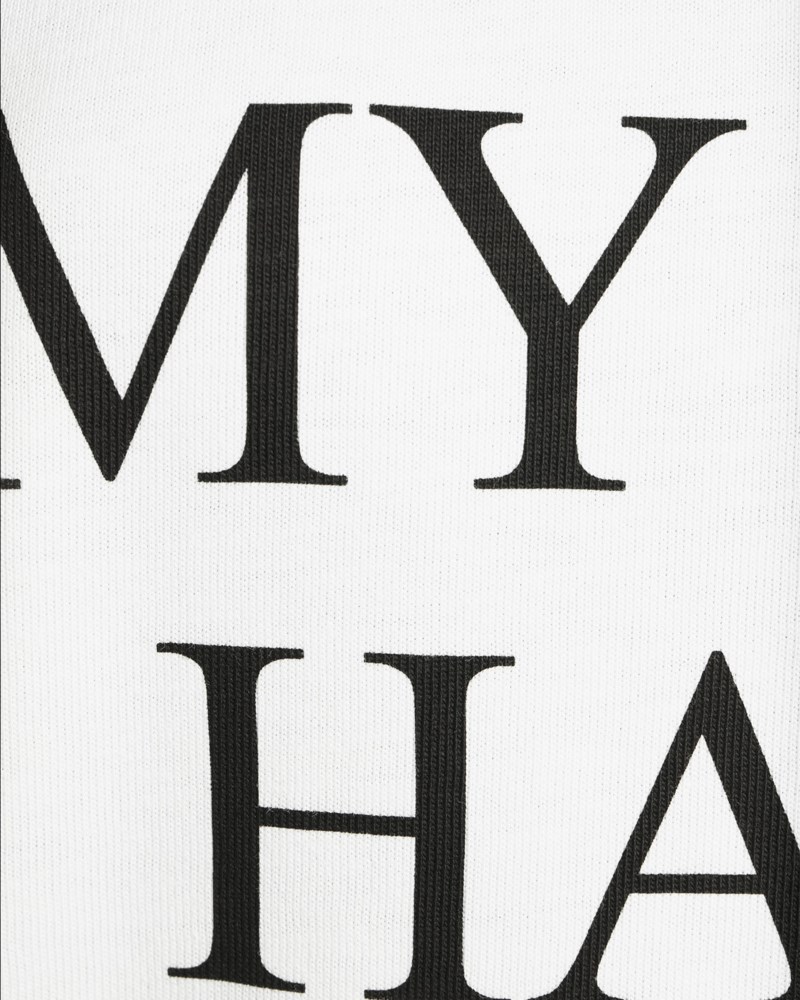 T-shirt slogan vit 5