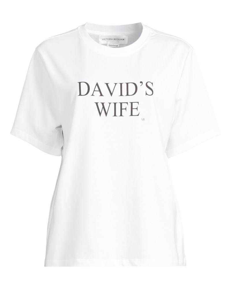 T-shirt slogan vit 1