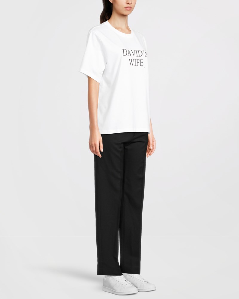 T-shirt slogan vit 3