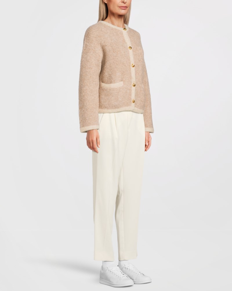 Cardigan carly wool blend beige 3