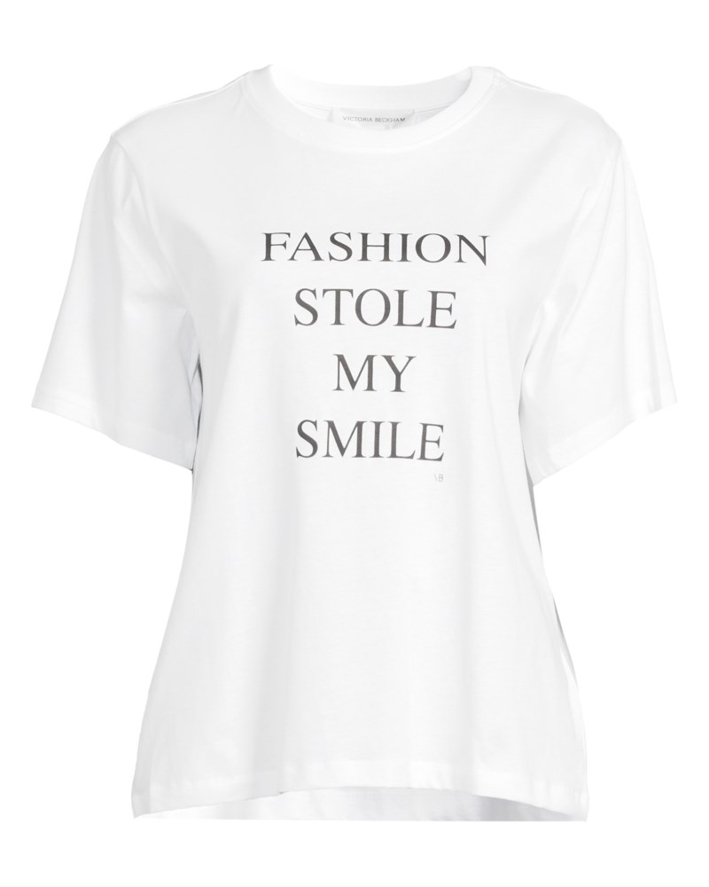 T-shirt slogan fashion stole my smile vit 1