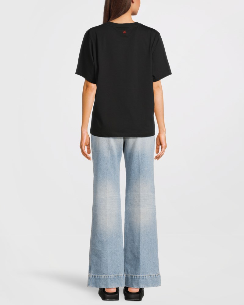 T-shirt slogan svart 4