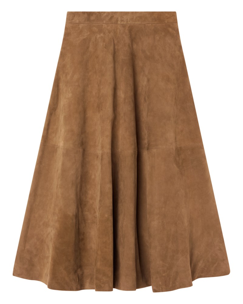 Kjol suede a-line