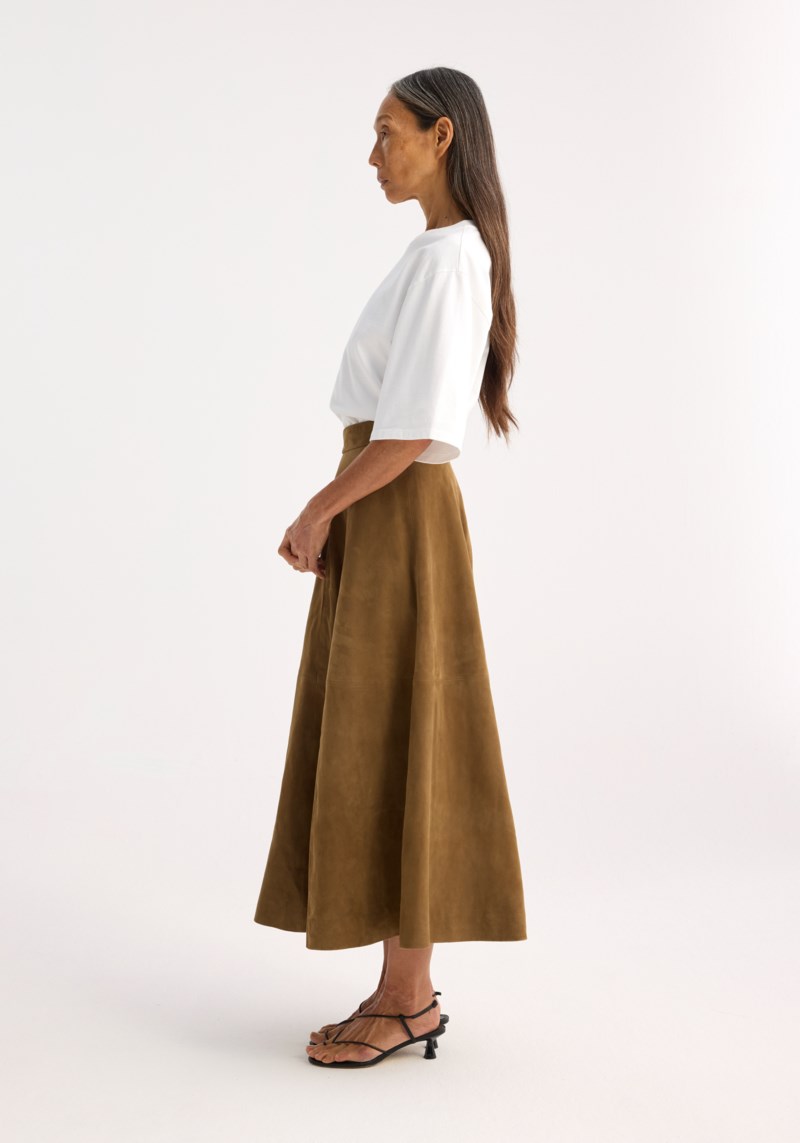 Kjol suede a-line 5