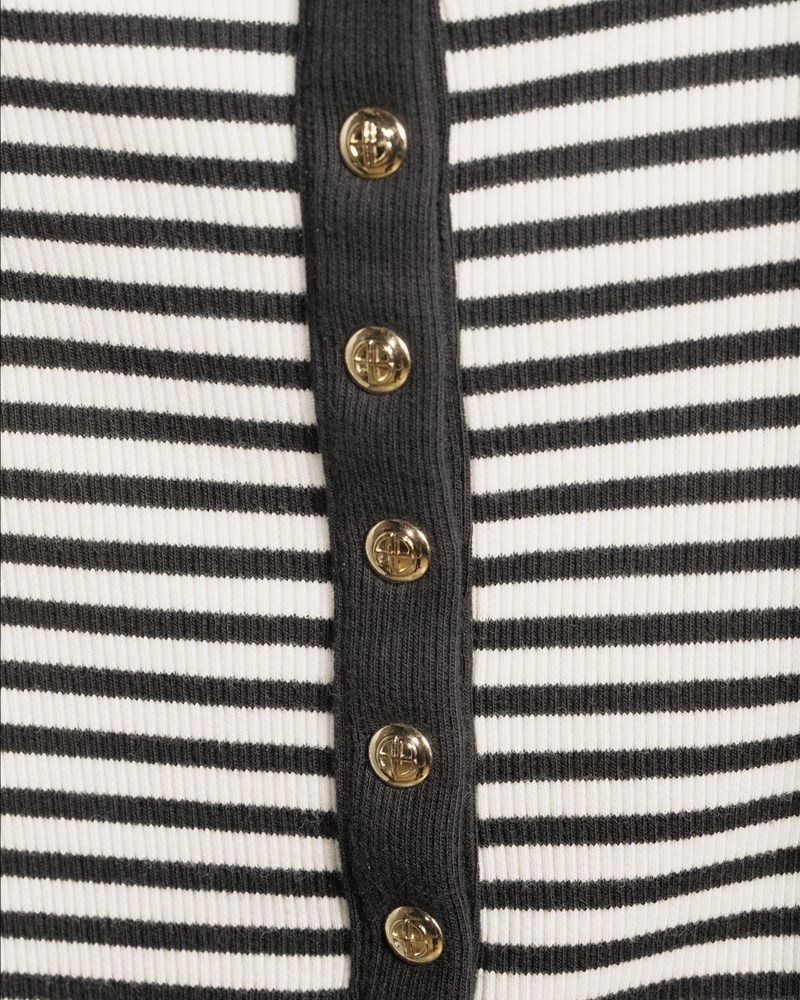 T-shirt alessia black/ creme 5