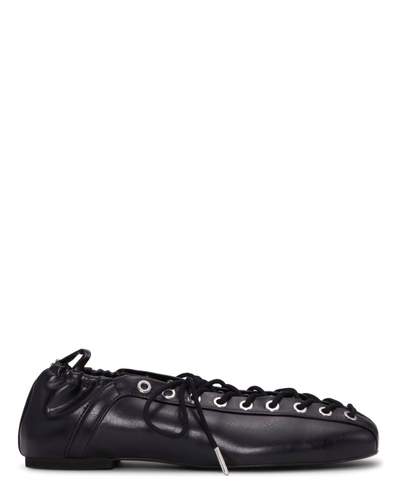 Ballerinaskor lace-up eyelets