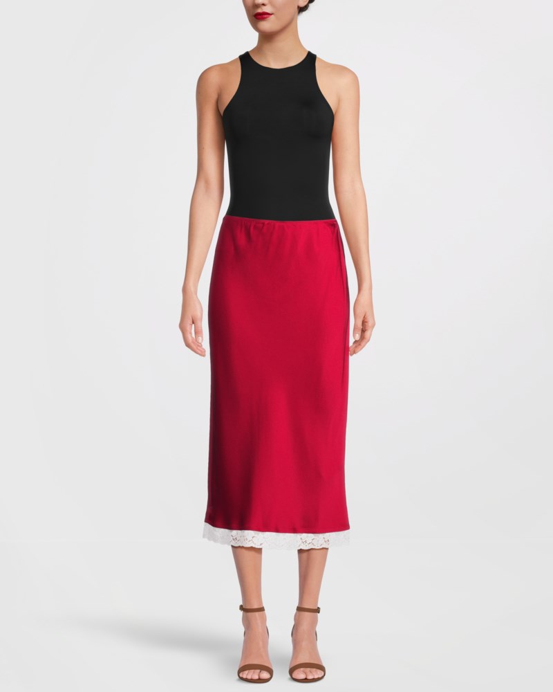 Kjol lace trim slip 2