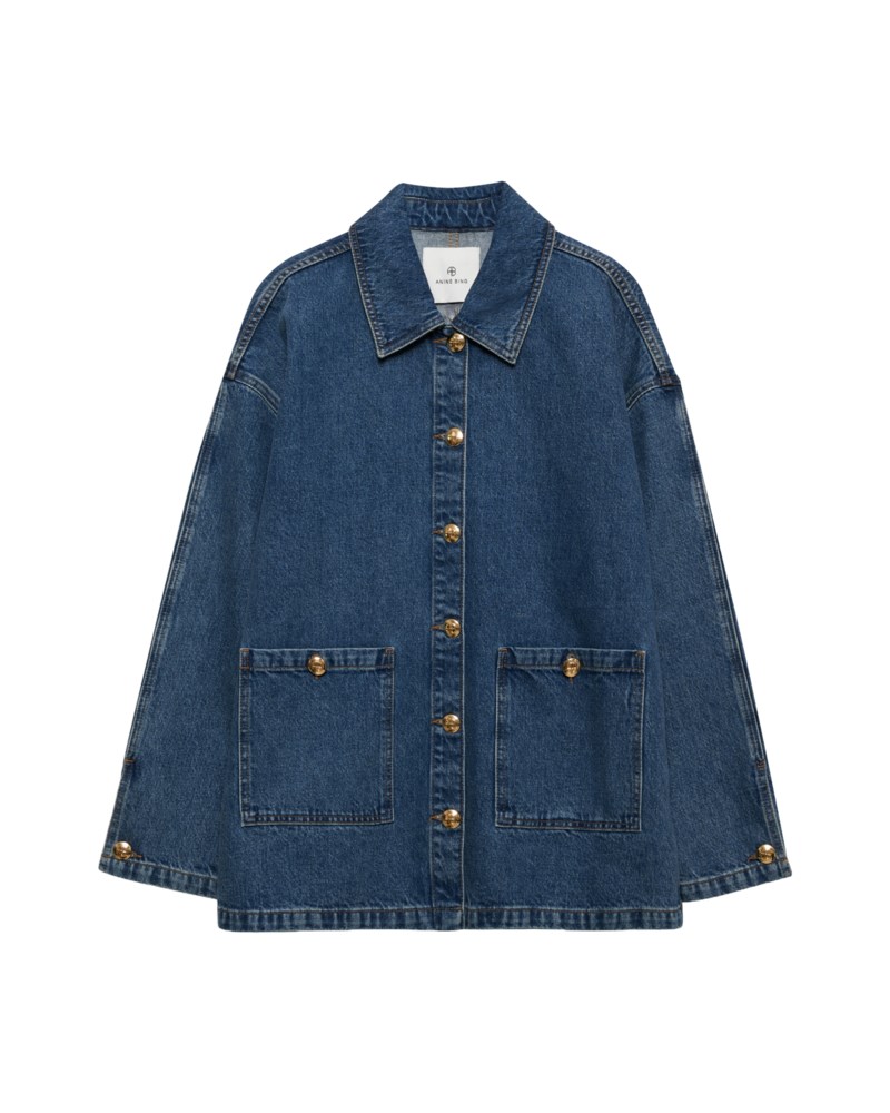 Jeansjacka luca washed blue 1