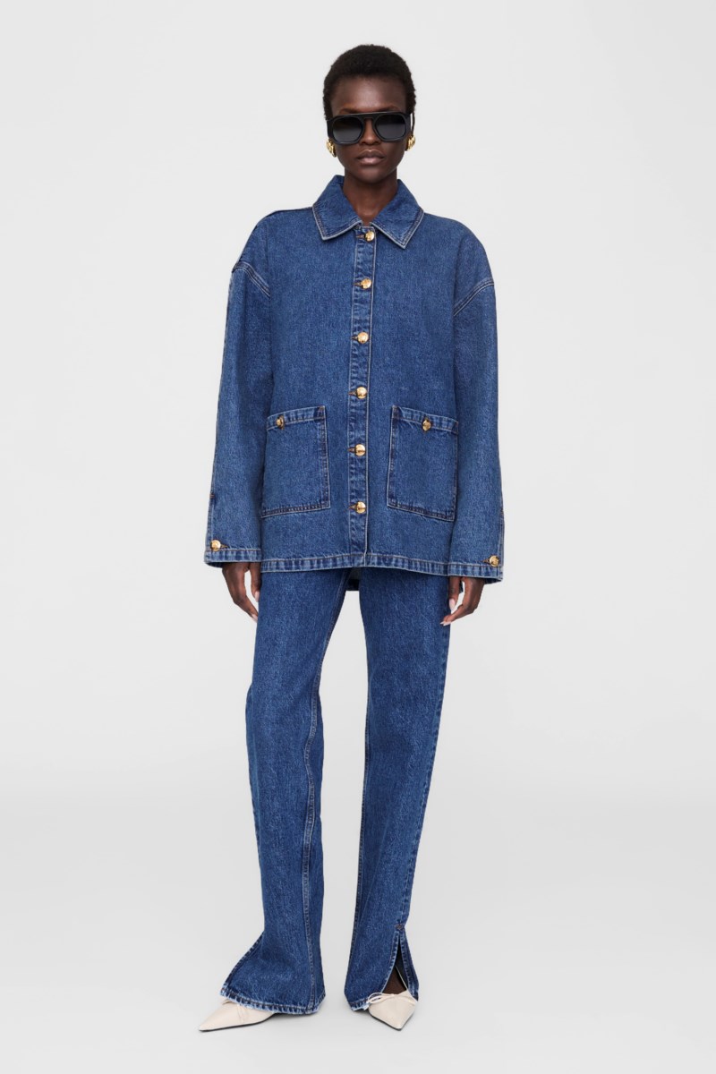 Jeansjacka luca washed blue 3