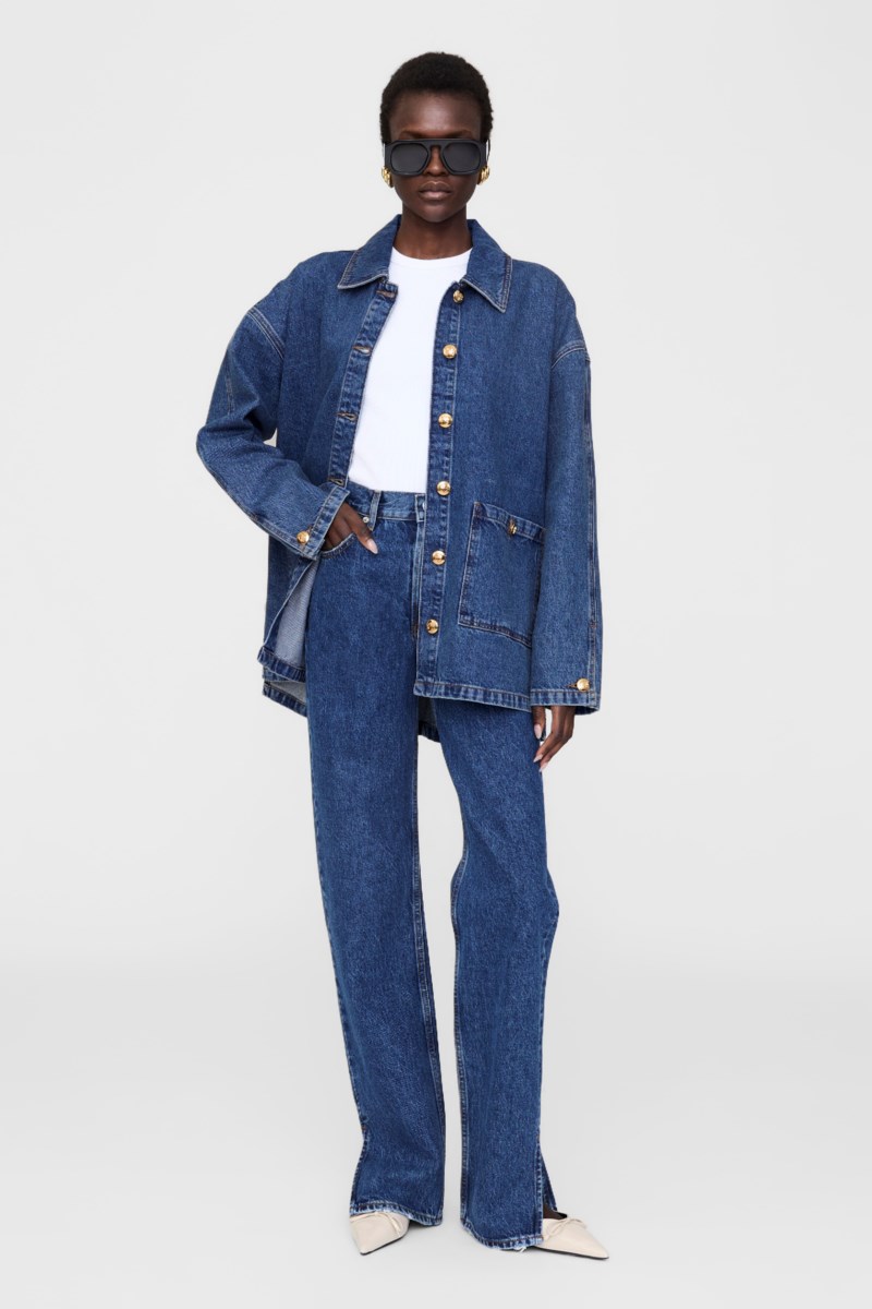 Jeansjacka luca washed blue 4