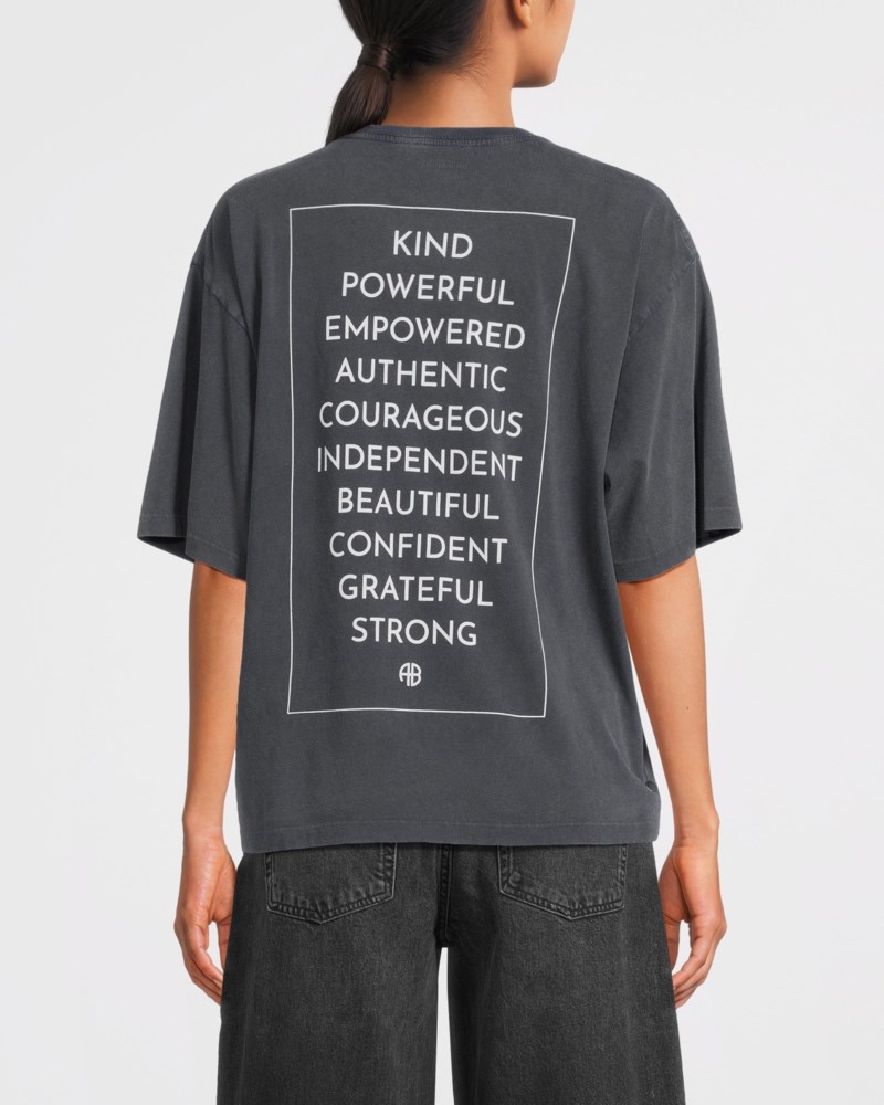 T-shirt rudy empowerment washed black 4
