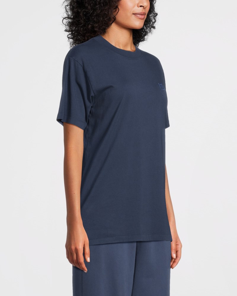 T-shirt lili framed monogram dark blue 3