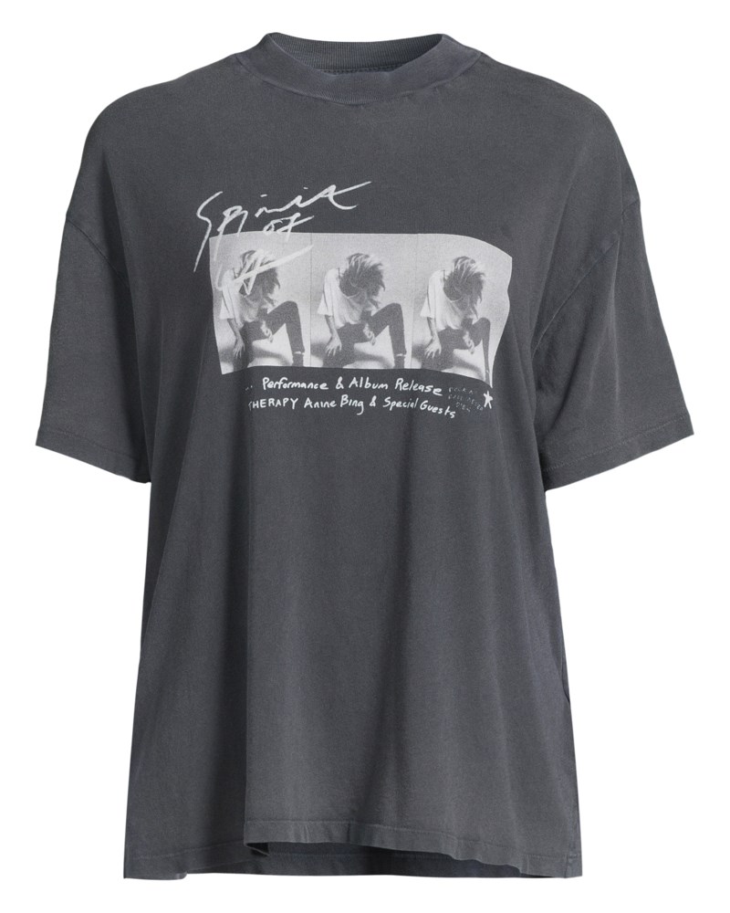 T-shirt ashton concert washed black 1