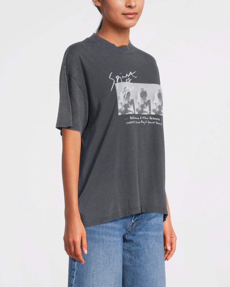 T-shirt ashton concert washed black 3