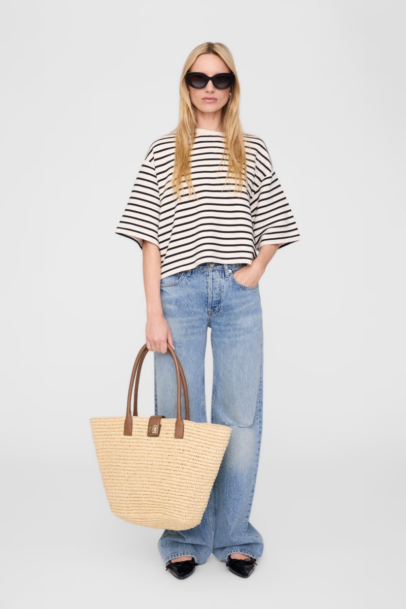 T-shirt myers cropped stripe 3