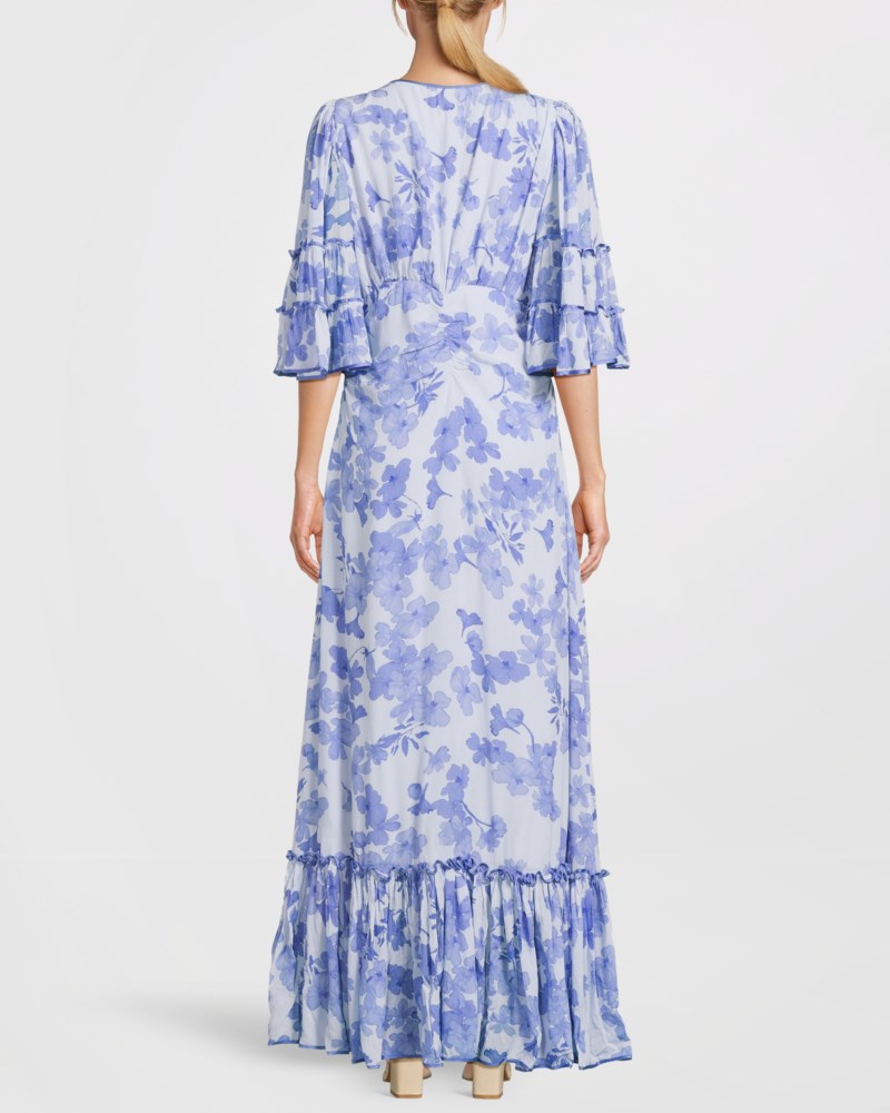 Klänning chiffon gown skye blue 4