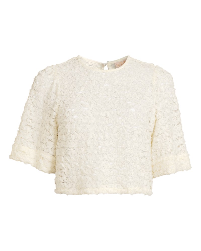 Blus lace vintage white 1