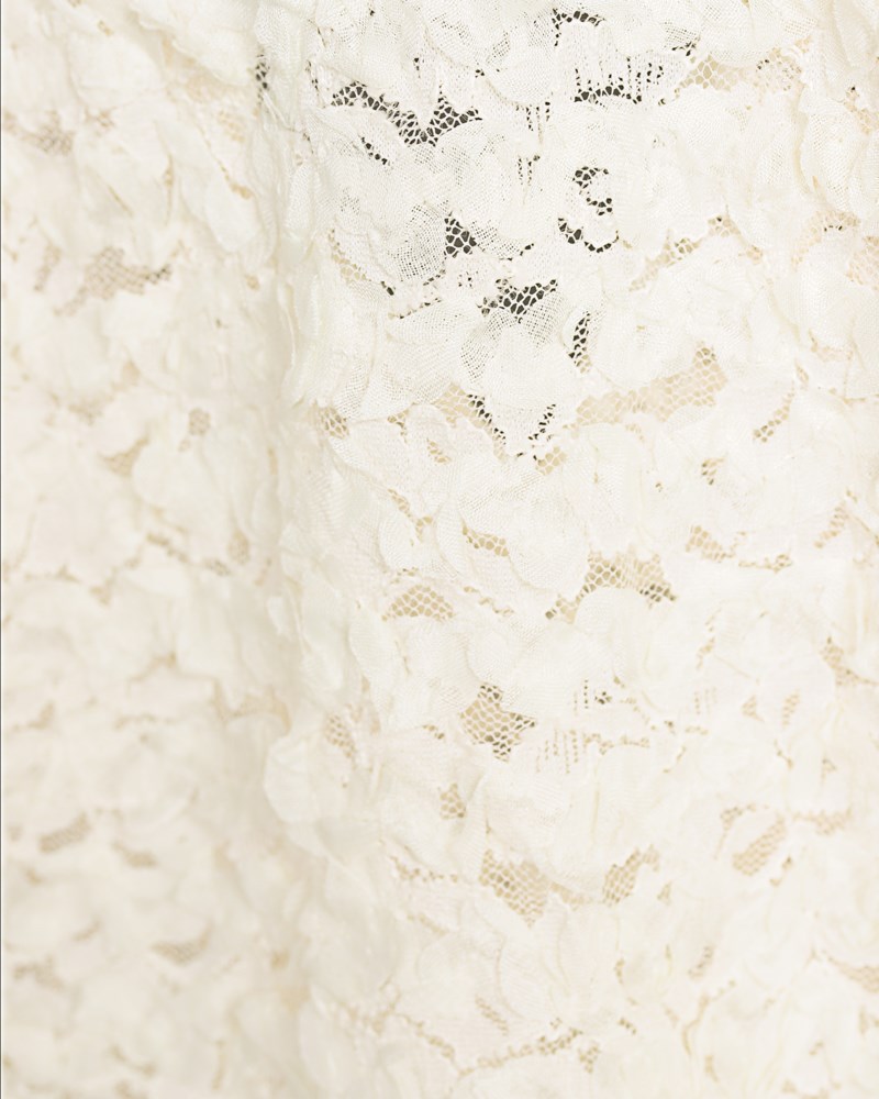 Blus lace vintage white 5