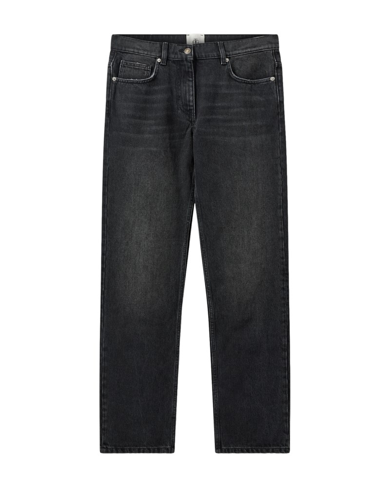 Jeans darcy distressed washed black denim