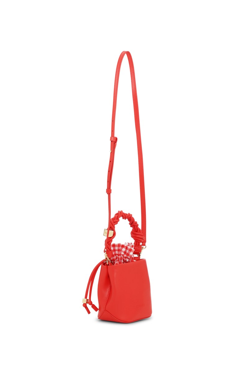 Väska bou bucket mini vichy pouch red alert 2