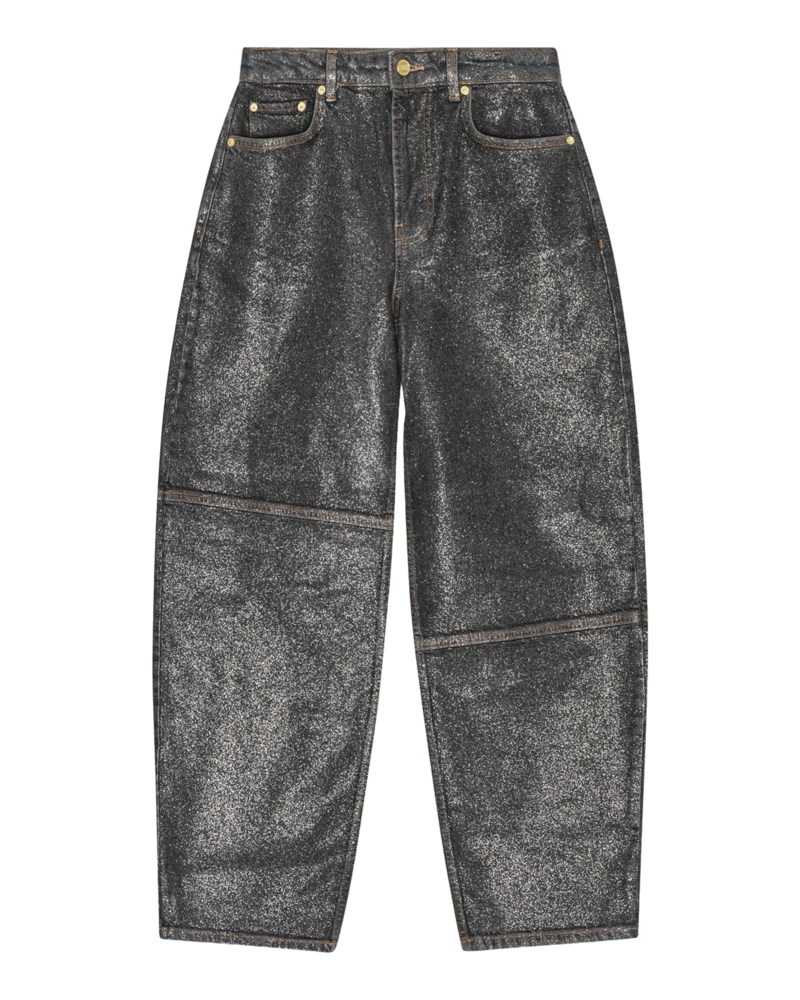 Jeans shimmery foil denim stary 1