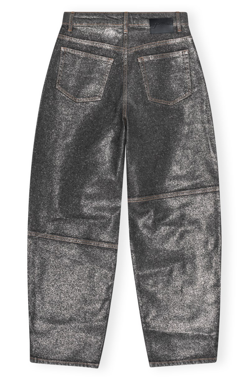 Jeans shimmery foil denim stary 2