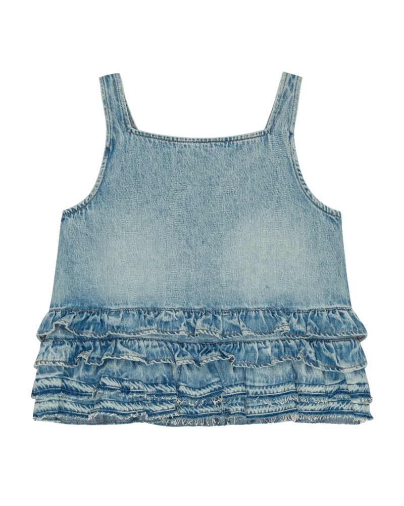 Topp soft rigid denim frill 1