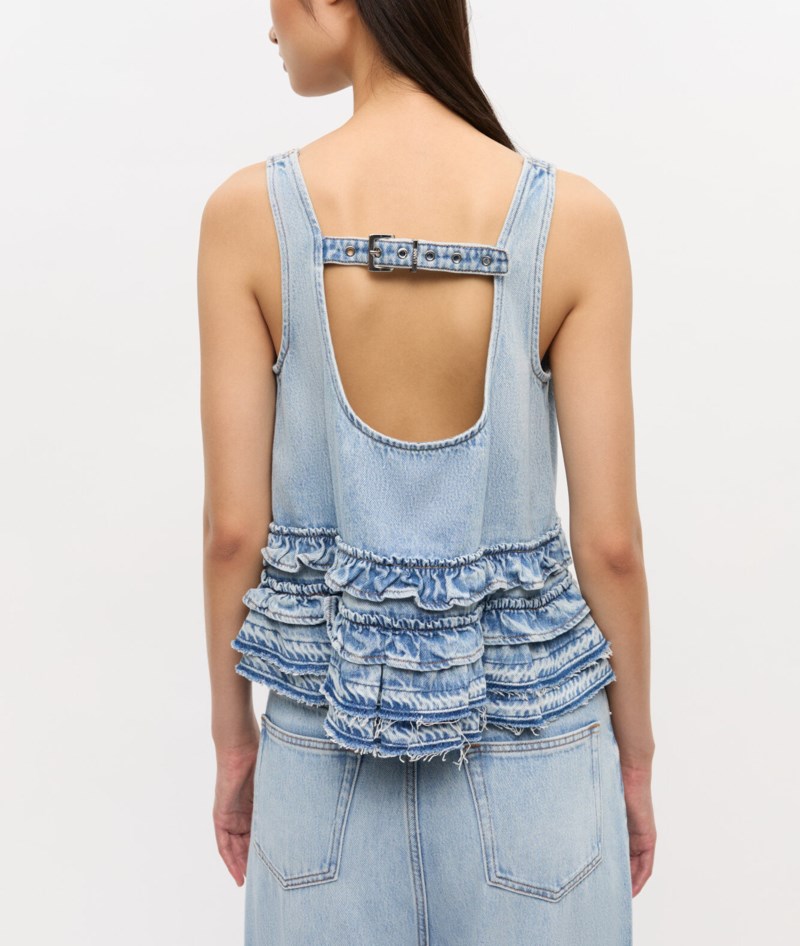 Topp soft rigid denim frill 4