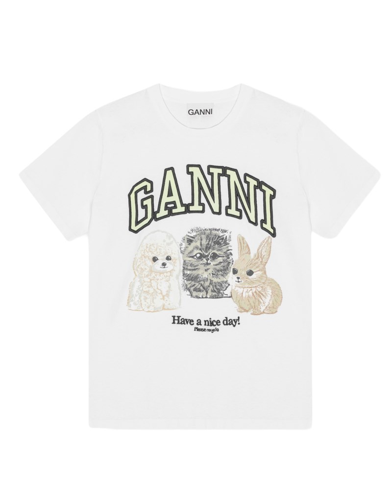 T-shirt basic cotton jersey animals relaxed vit 1