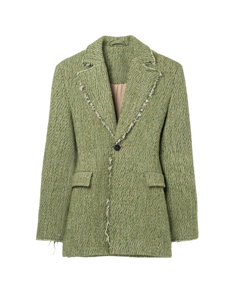 Kavaj inessa eruca green twill 1