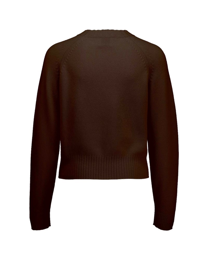 Tröja rd-sweater 1/1 brun 2