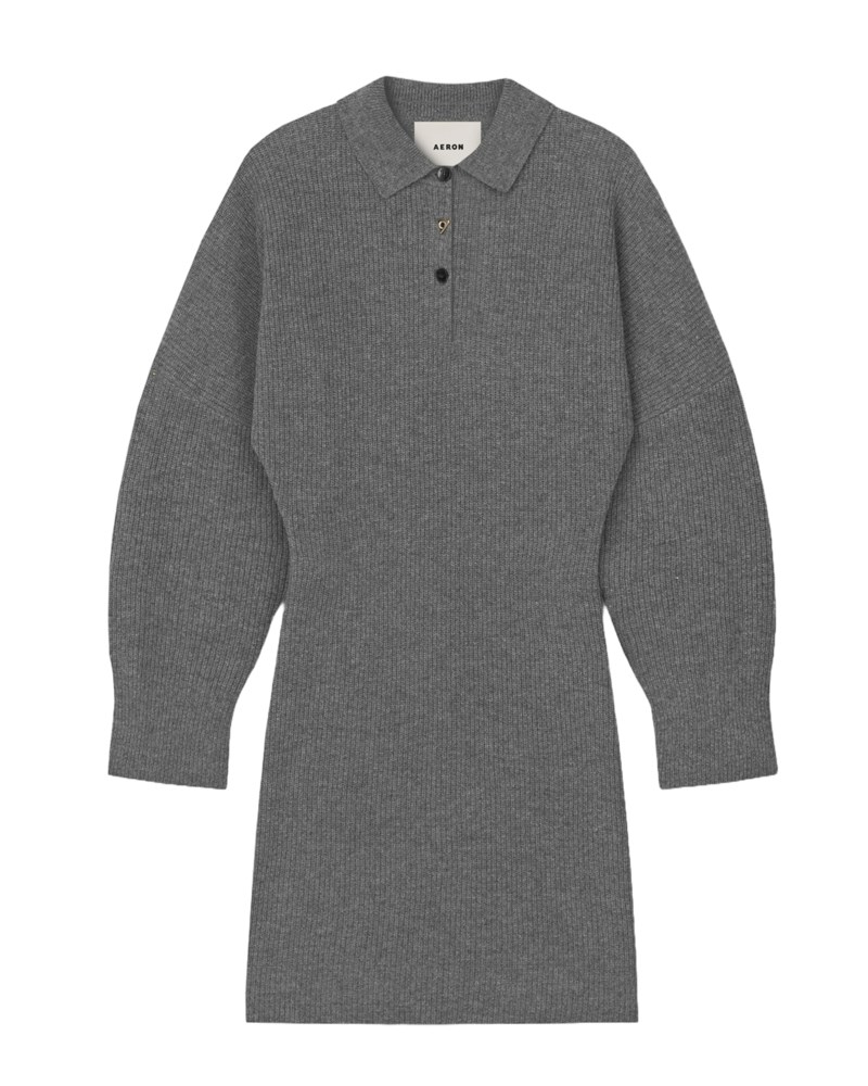 Klänning desert mini grey melange 1