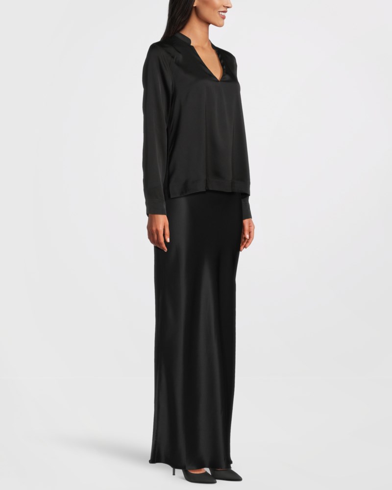 Blus alice silk svart 3