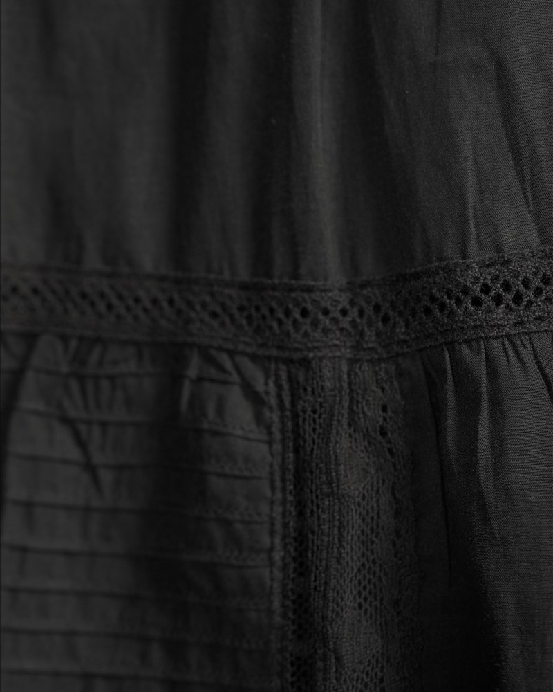 Franca lace midi skirt svart 5