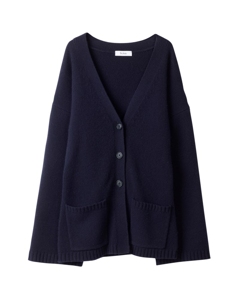 Kofta helia knitted marin 1