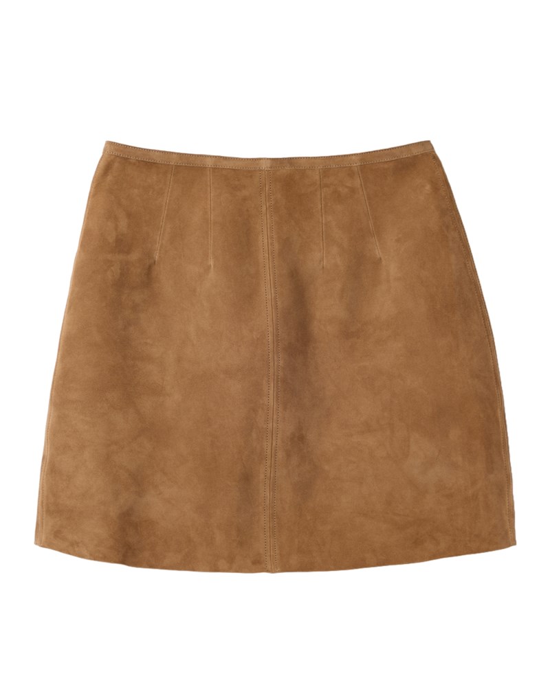 Kjol suede mini