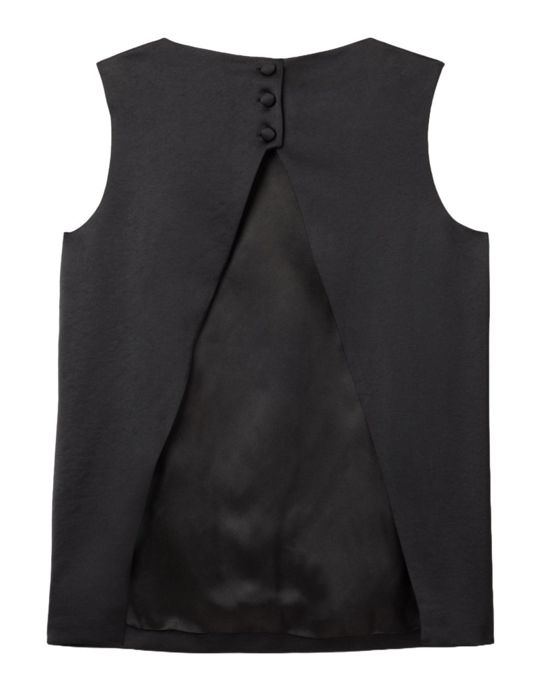 Topp open back satin 2