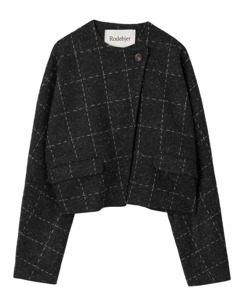 Jacka zola check grey melange 1