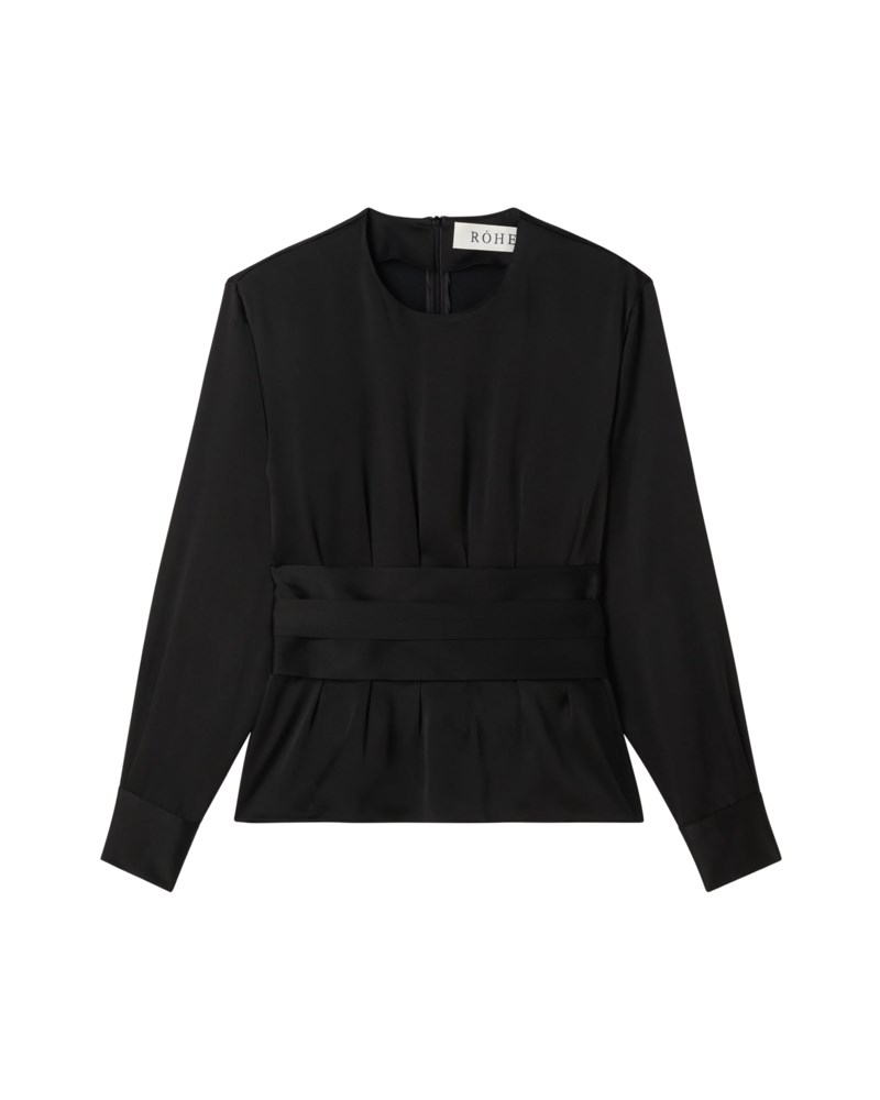 Blus kimono satin top 1