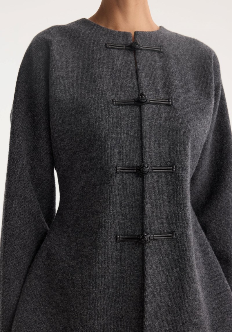 Cardigan mandarin waisted 3
