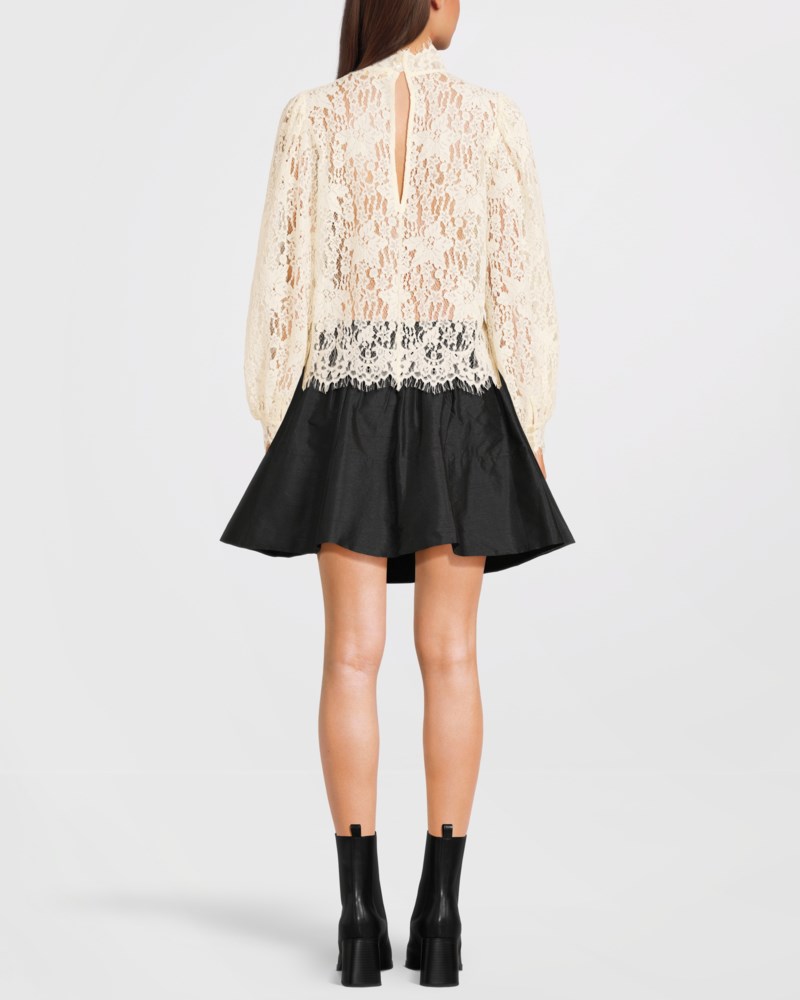 Kjol taffeta mini 4
