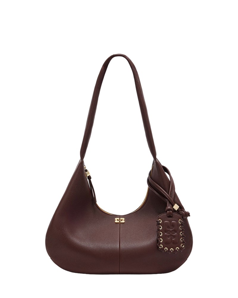 Väska hobo medium grained chicory coffee 1